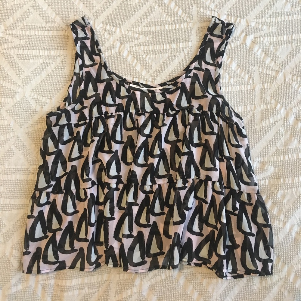 BCBGeneration baby doll tank top